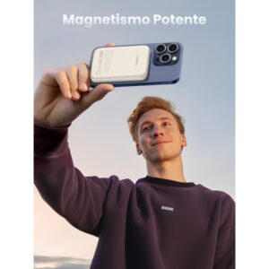 Ugreen 25208 batería externa 10000 mAh Cargador inalámbrico Beige