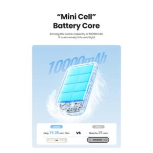 Ugreen 25208 batería externa 10000 mAh Cargador inalámbrico Beige