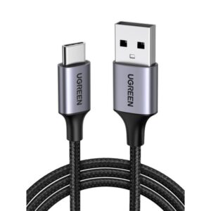 Ugreen 60126 cable USB 1 m USB C USB A Negro, Gris