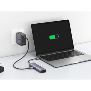 Ugreen 60515 base para portátil y replicador de puertos Alámbrico USB 3.2 Gen 1 (3.1 Gen 1) Type-C Gris