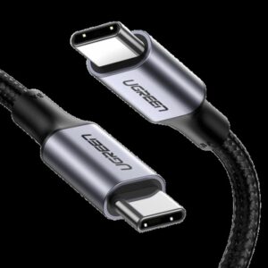 Ugreen 70427 cable USB USB 2.0 1 m USB C Negro, Plata