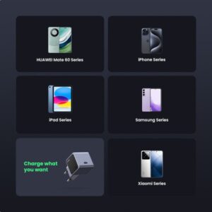 Ugreen Nexode S 30W USB-C GaN Fast Charger EU gray Teléfono móvil, Batería portátil, Teléfono Gris Corriente alterna Interior