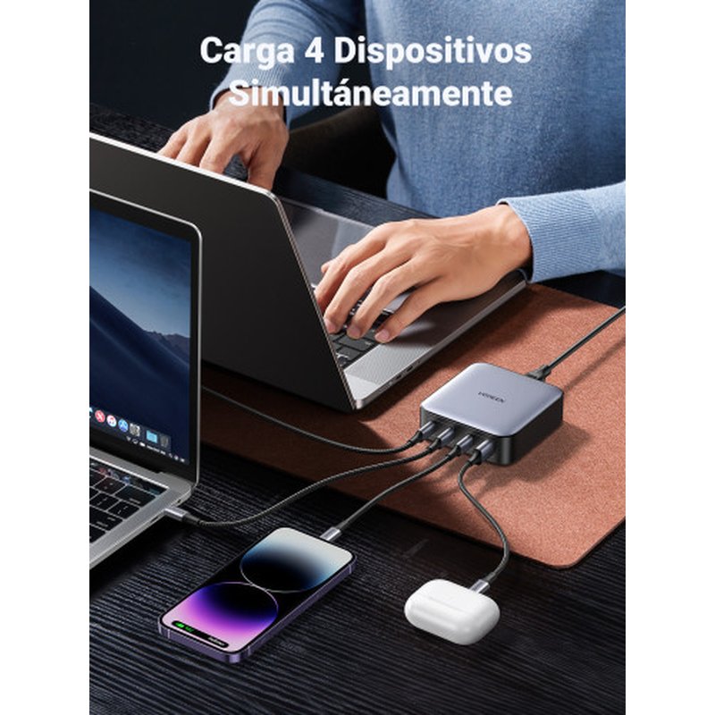 Ugreen Nexode Universal Gris Corriente alterna Carga rápida Interior - Imagen 4