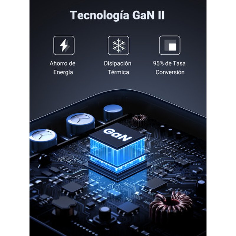 Ugreen Nexode Universal Gris Corriente alterna Carga rápida Interior - Imagen 5