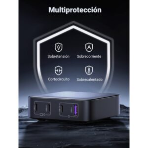 Ugreen Nexode Universal Gris Corriente alterna Carga rápida Interior