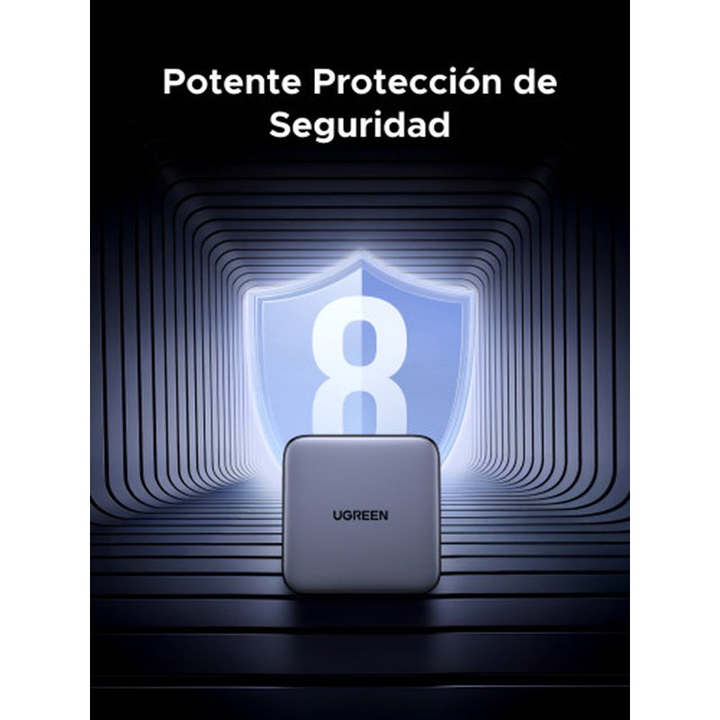 Ugreen Nexode Universal Negro, Gris Corriente alterna Carga rápida Interior - Imagen 11