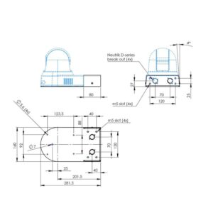 Alternative view of VOGELS SMART METAL (S016.1010.11) CAMERA MOUNT WH - SONY SRG-X400