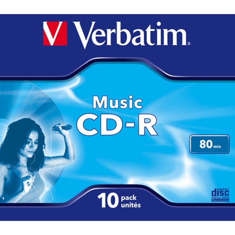 Verbatim Music CD-R 700 MB 10 pieza(s) Verbatim Music CD-R 700 MB 10 pieza(s)