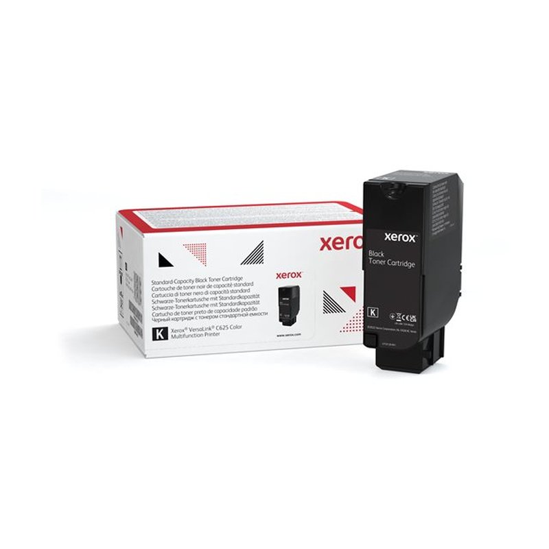 Xerox VersaLink C625 Cartucho de tóner negro de capacidad estándar (8000 páginas) Xerox VersaLink C625 Cartucho de tóner negro de capacidad estándar (8000 páginas)