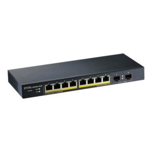 Zyxel GS1900-10HP Gestionado L2 Gigabit Ethernet (10/100/1000) Energía sobre Ethernet (PoE) Negro