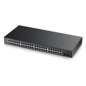 Zyxel GS1900-48HP Gestionado L2 Gigabit Ethernet (10/100/1000) Energía sobre Ethernet (PoE) Negro