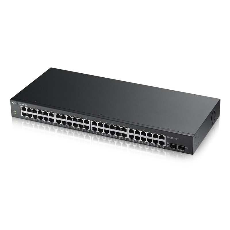 Zyxel GS1900-48HP Gestionado L2 Gigabit Ethernet (10/100/1000) Energía sobre Ethernet (PoE) Negro