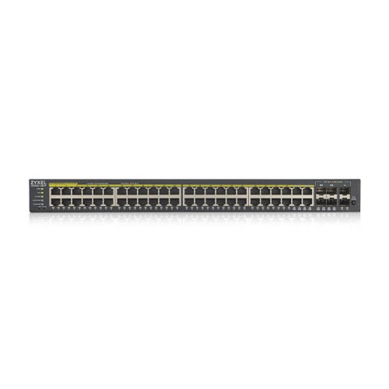 Zyxel GS1920-48HPV2 Gestionado Gigabit Ethernet (10/100/1000) Energía sobre Ethernet (PoE) Negro - Imagen 2