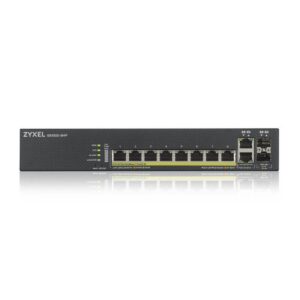 Zyxel GS1920-8HPV2 Gestionado Gigabit Ethernet (10/100/1000) Energía sobre Ethernet (PoE) Negro
