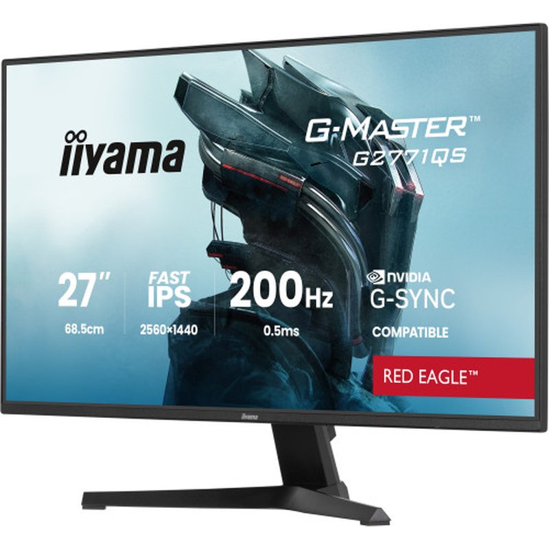 iiyama G-MASTER G2771QS-B1 pantalla para PC 68,6 cm (27") 2560 x 1440 Pixeles Wide Quad HD Negro - Imagen 2