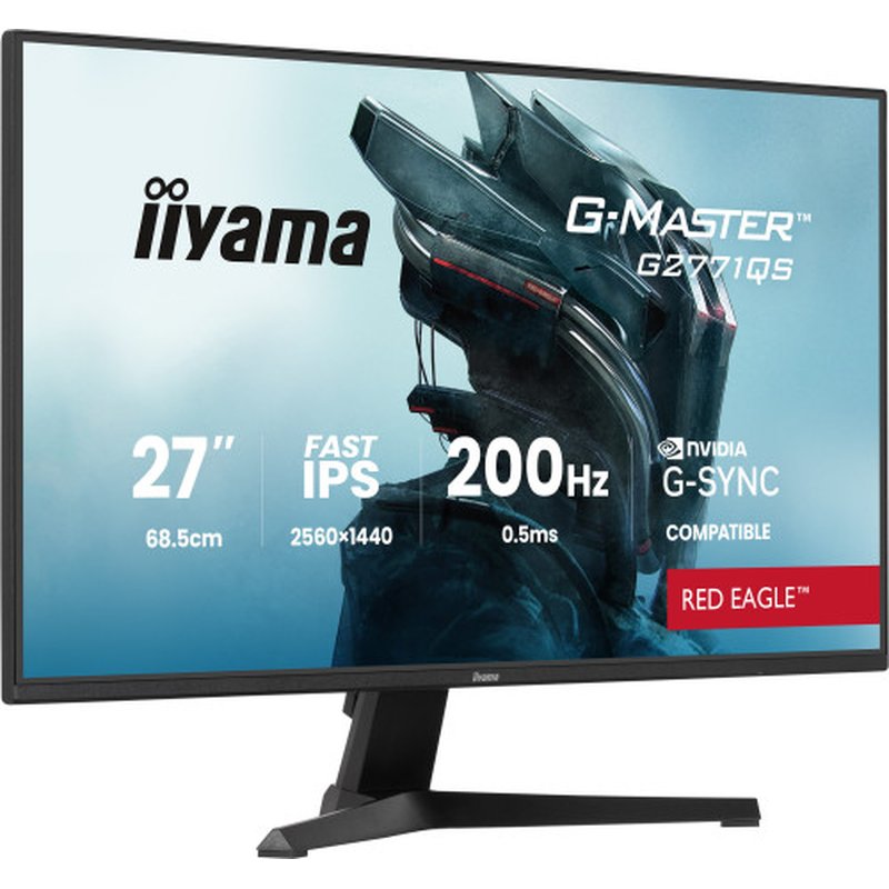 iiyama G-MASTER G2771QS-B1 pantalla para PC 68,6 cm (27") 2560 x 1440 Pixeles Wide Quad HD Negro - Imagen 3