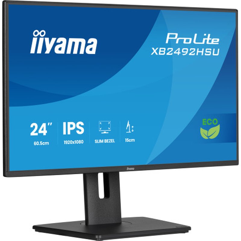 iiyama ProLite XB2492HSU-B1 pantalla para PC 61 cm (24") 1920 x 1080 Pixeles Full HD LED Negro