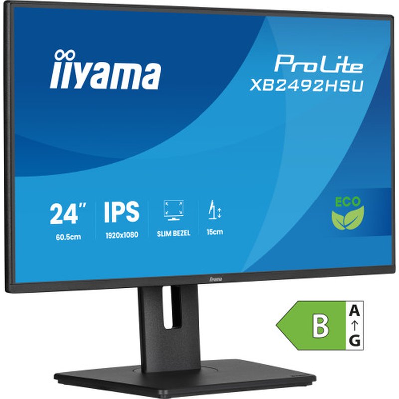 iiyama ProLite XB2492HSU-B1 pantalla para PC 61 cm (24") 1920 x 1080 Pixeles Full HD LED Negro - Imagen 20