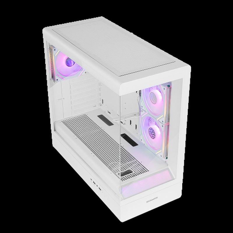 CAJA NOX SEMITORRE FRAMELESS HUMMER SIGNAL ARGB BLANCA USB TYPE C CAJA NOX SEMITORRE FRAMELESS HUMMER SIGNAL ARGB BLANCA USB TYPE C - Imagen 2