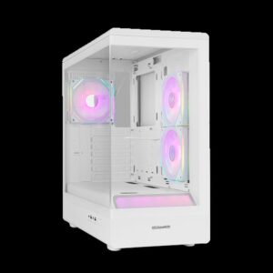 CAJA NOX SEMITORRE FRAMELESS HUMMER SIGNAL ARGB BLANCA USB TYPE C CAJA NOX SEMITORRE FRAMELESS HUMMER SIGNAL ARGB BLANCA USB TYPE C