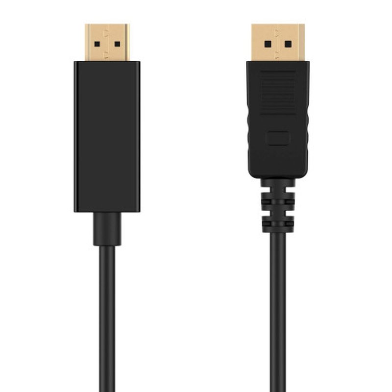 Ewent EC1432 adaptador de cable de vídeo 3 m DisplayPort HDMI tipo A (Estándar) Negro - Imagen 2