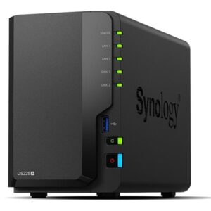 K/DS225+2 bay NAS+2pcs Synology 8TB H