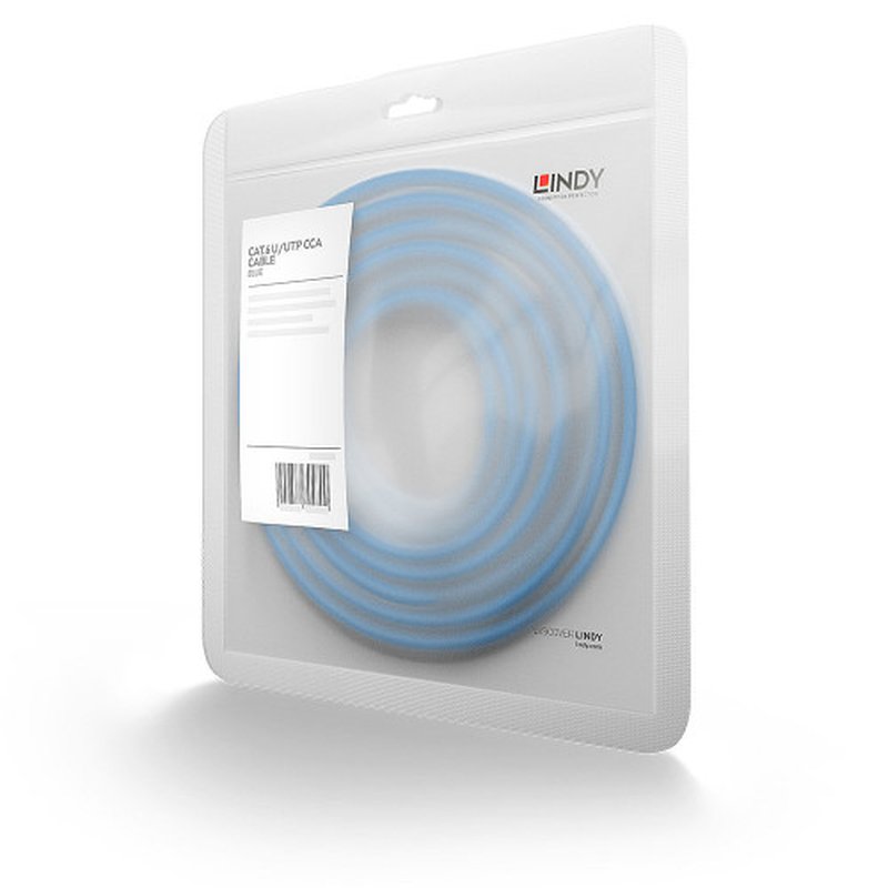 Lindy 48174 cable de red Azul 3 m Cat6 U/UTP (UTP) - Imagen 2