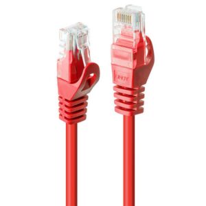 Lindy 48182 cable de red Rojo 1 m Cat6 U/UTP (UTP)