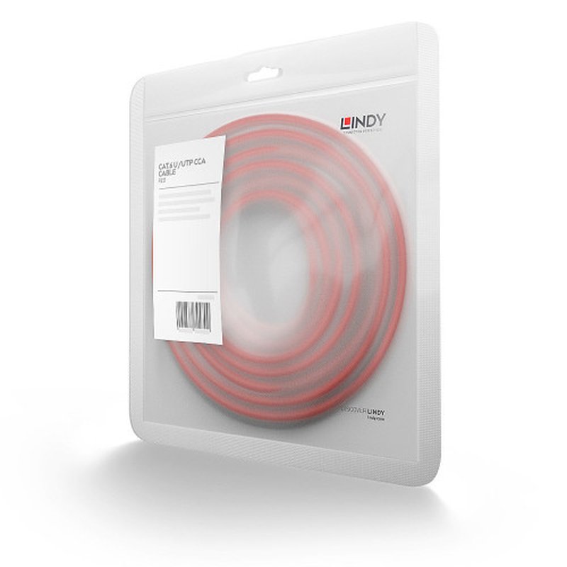 Lindy 48183 cable de red Rojo 2 m Cat6 U/UTP (UTP) Lindy 48183 cable de red Rojo 2 m Cat6 U/UTP (UTP) - Imagen 2