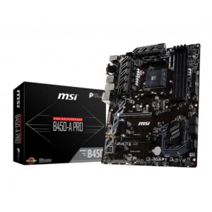 MSI B450-A-PRO AMD B450 Zócalo AM4 ATX