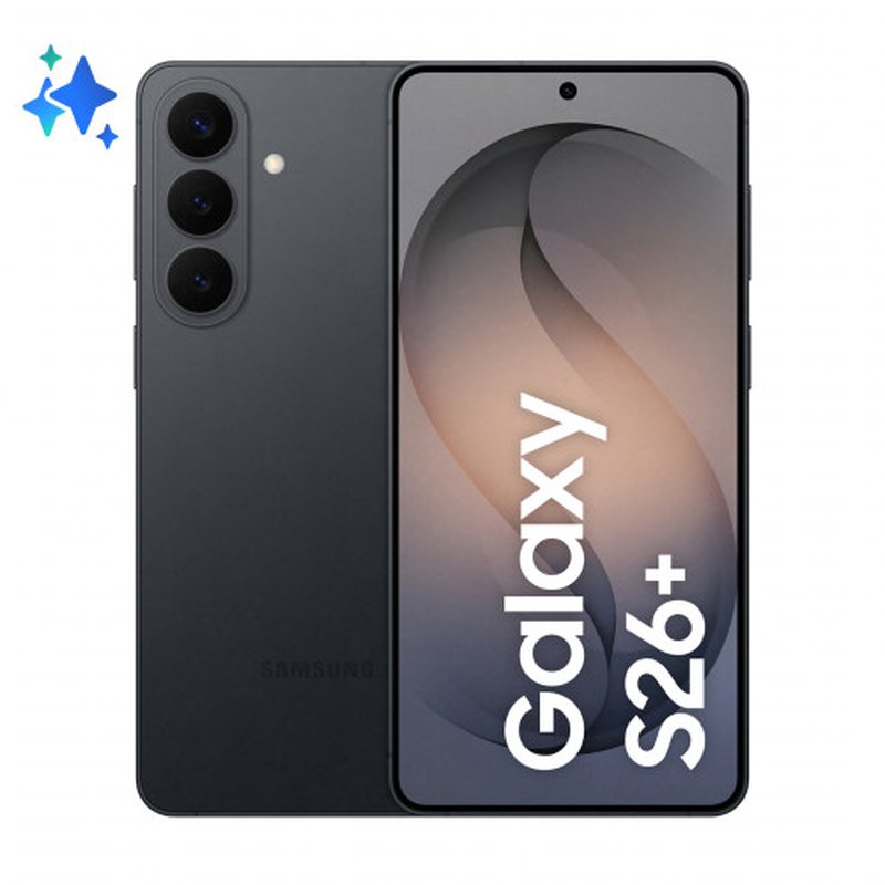 SMARTPHONE SAMSUNG GALAXY S26+ 6.7" OC 12GB 256GB 5G ANDROID BLACK SMARTPHONE SAMSUNG GALAXY S26+ 6.7" OC 12GB 256GB 5G ANDROID BLACK
