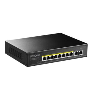 STRONG SWITCH 8 POE CON 2 ENLACES ASCENDENTES ETHERNET