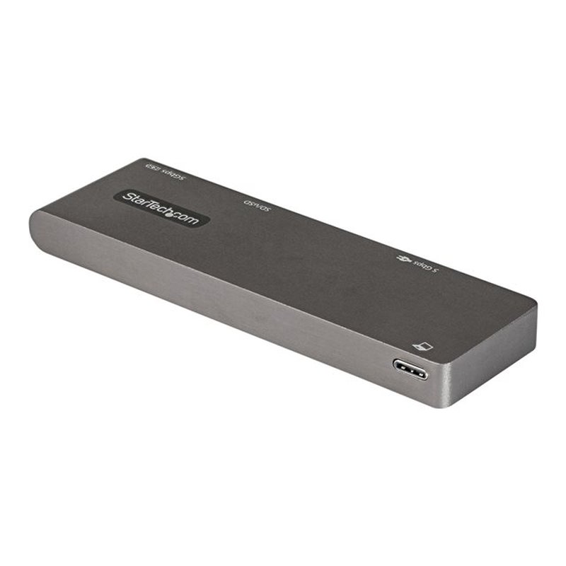 StarTech.com Adaptador Multipuertos USB C para MacBook Pro/Air - Docking Station USB Tipo C a HDMI 4K - con PD de 100W Pass-through - Lector de Tarjetas SD MicroSD - Hub Ladrón USB 3.0 de 2 Puertos