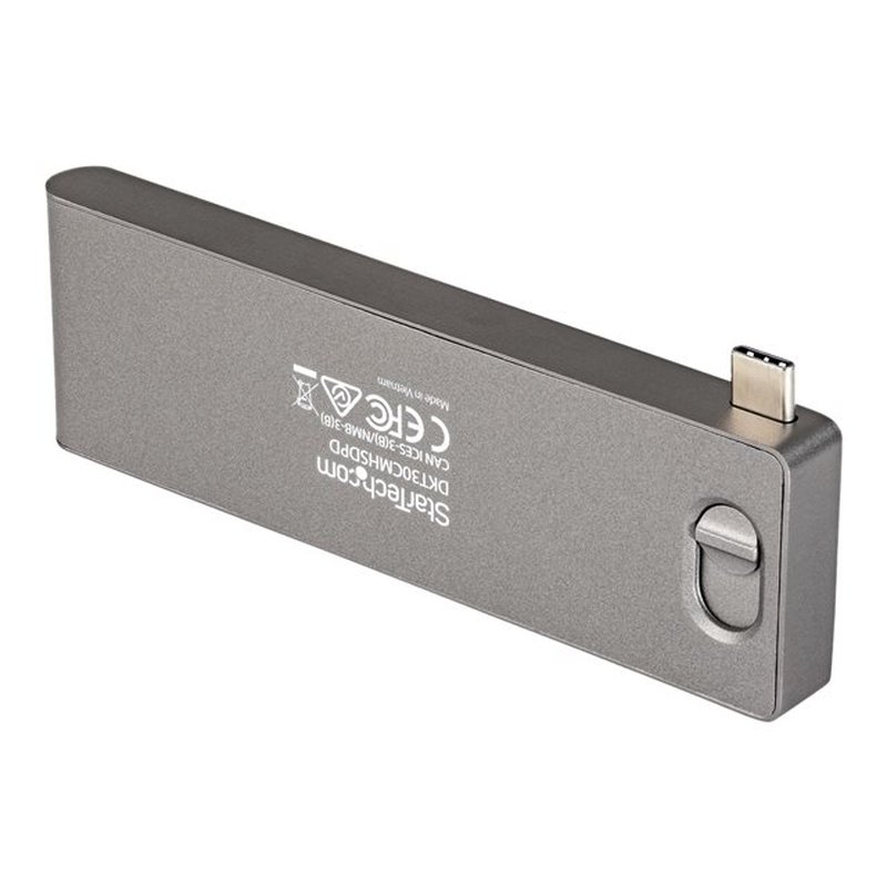 StarTech.com Adaptador Multipuertos USB C para MacBook Pro/Air - Docking Station USB Tipo C a HDMI 4K - con PD de 100W Pass-through - Lector de Tarjetas SD MicroSD - Hub Ladrón USB 3.0 de 2 Puertos - Imagen 6