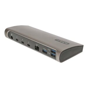 StarTech.com Docking Station Thunderbolt 4, PD de 96W, para 1 Monitor de 8K/para 2 Monitores de 4K 60Hz, 3xTB4/USB4, 4xUSB-A/SD/GbE, Replicador de Puertos Thunderbolt 4 para Win o Mac TB3 StarTech.com Docking Station Thunderbolt 4, PD de 96W, para 1 Monitor de 8K/para 2 Monitores de 4K 60Hz, 3xTB4/USB4, 4xUSB-A/SD/GbE, Replicador de Puertos Thunderbolt 4 para Win o Mac TB3