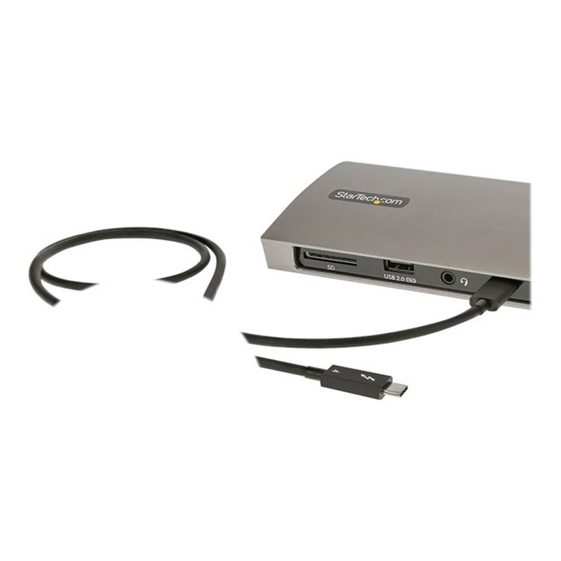 StarTech.com Docking Station Thunderbolt 4, PD de 96W, para 1 Monitor de 8K/para 2 Monitores de 4K 60Hz, 3xTB4/USB4, 4xUSB-A/SD/GbE, Replicador de Puertos Thunderbolt 4 para Win o Mac TB3 StarTech.com Docking Station Thunderbolt 4, PD de 96W, para 1 Monitor de 8K/para 2 Monitores de 4K 60Hz, 3xTB4/USB4, 4xUSB-A/SD/GbE, Replicador de Puertos Thunderbolt 4 para Win o Mac TB3 - Imagen 9