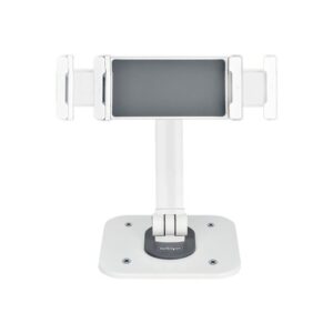 StarTech.com Soporte Ajustable de Sobremesa para Tablet - de Montaje en Pared - 1kg de Capacidad - Base Ergonómica Ajustable para Tablet - con Giro, Rotación e Inclinación