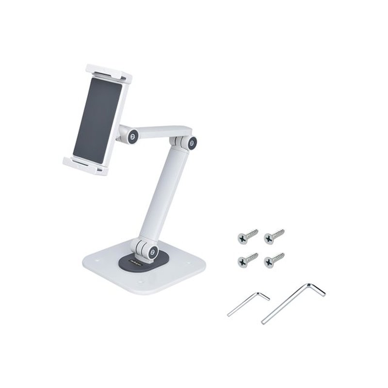 StarTech.com Soporte Ajustable de Sobremesa para Tablet - de Montaje en Pared - 1kg de Capacidad - Base Ergonómica Ajustable para Tablet - con Giro, Rotación e Inclinación - Imagen 8
