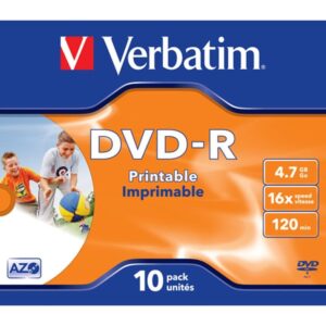 Verbatim 43521 DVD en blanco 4,7 GB DVD-R 10 pieza(s)